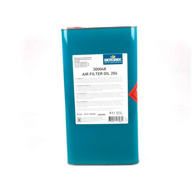 Luftfilteröl Motorex AIR FILTER OIL 206 Schaumstoff-Filterelemente 5 L