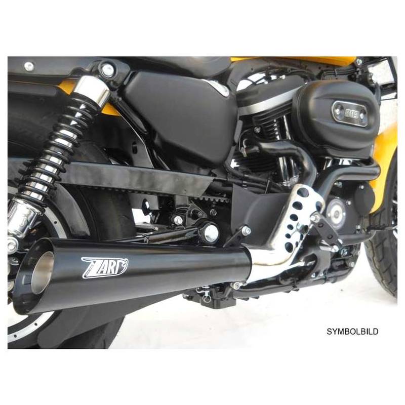 Auspuffanlage ZARD SPORT (2 in 1) in Inox- poliert zu Harley Davidson (CH
