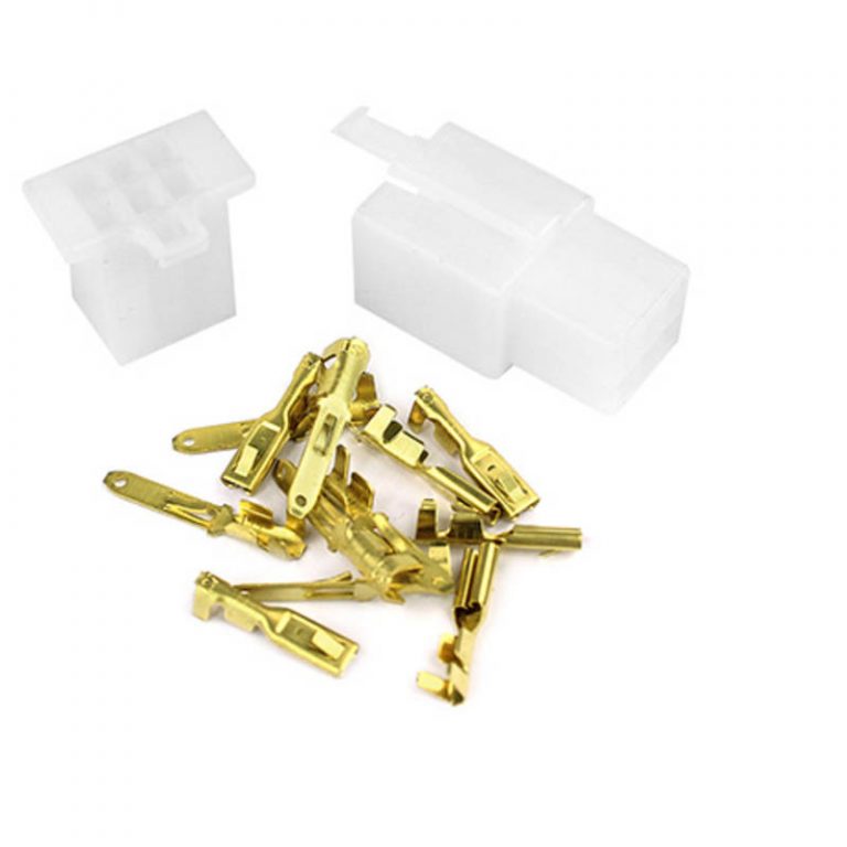 Stecker 6-polig/Ersatzstecker 6-pin universal komplett | Cycle-Tech